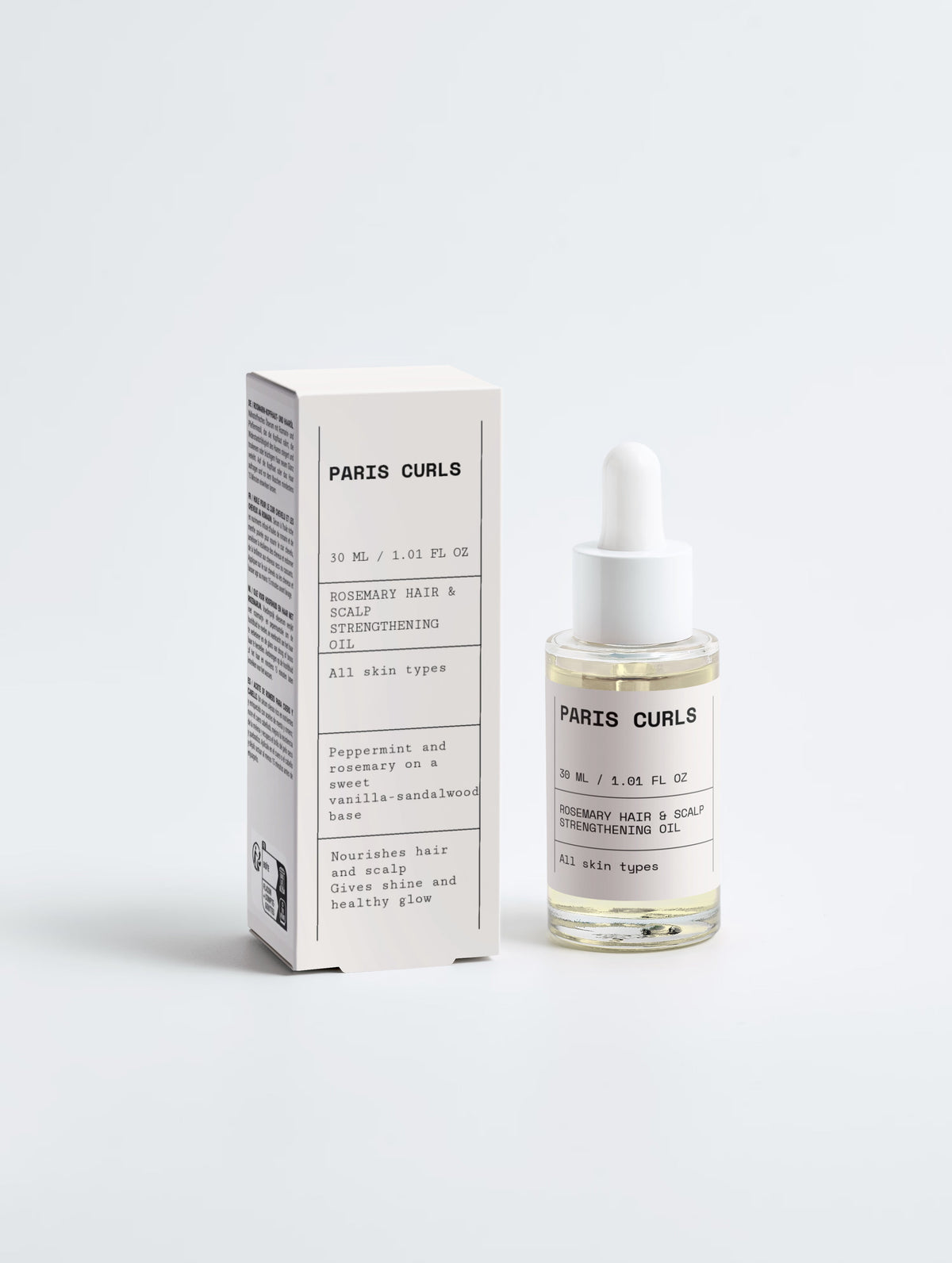 Le Bain d'Huile Paris Curls, soin avant-shampoing pour cheveux bouclés
